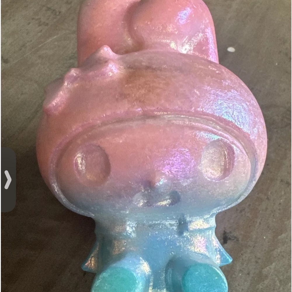 Hello Kitty “Melody” Aura covered Jade Quartz Crystal